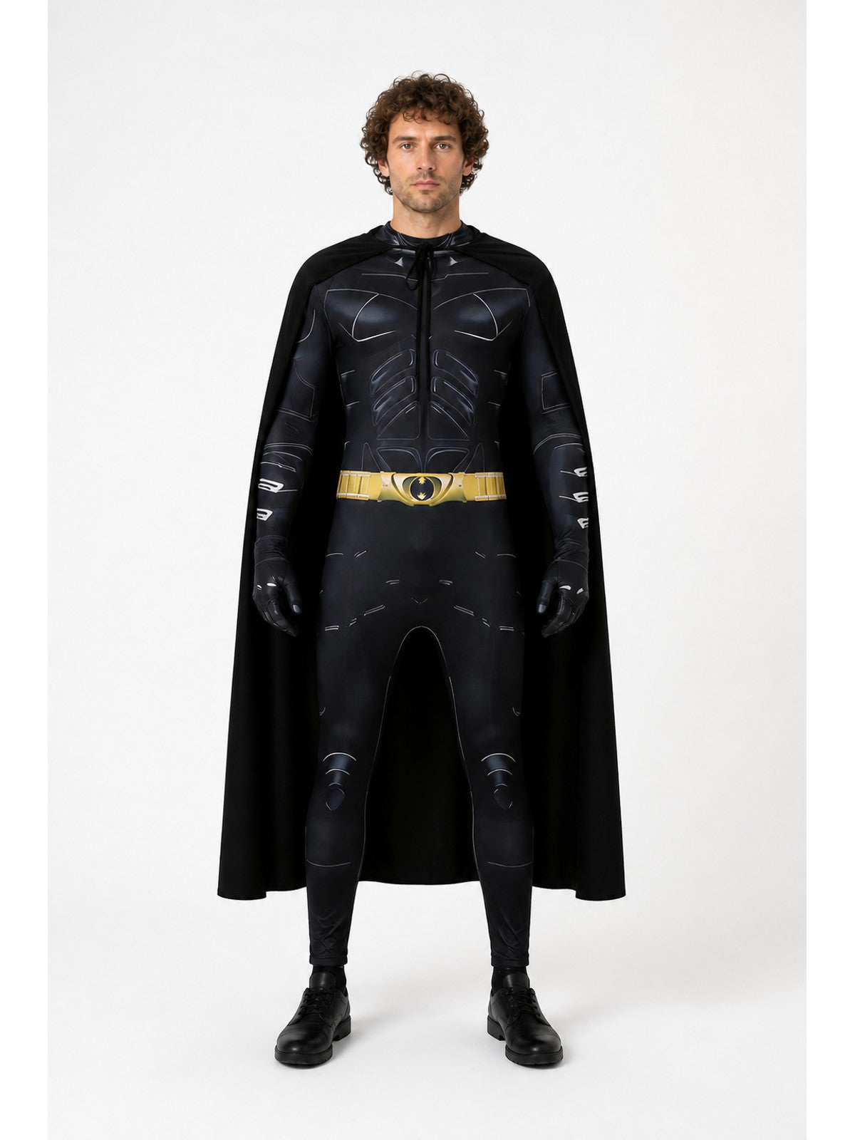 Batman Jumpsuit with Cape, Carnival Costume main product view