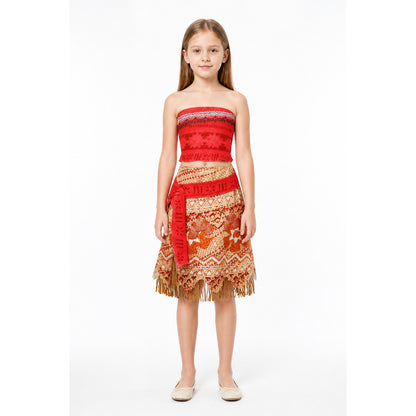 Children’s Carnival Costume: Fringed Top and Skirt