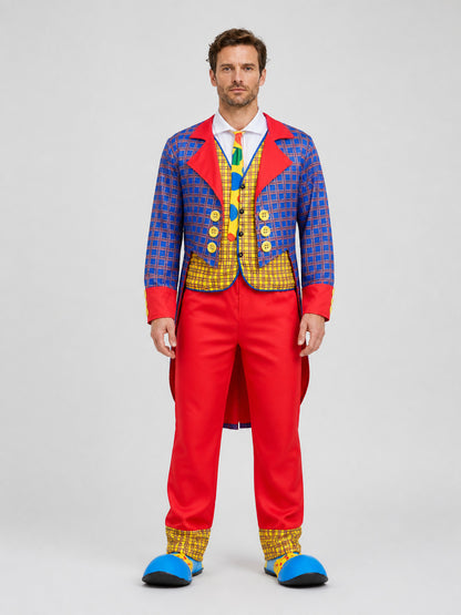Halloween Clown Costume, Stage, 3-Piece on-model view