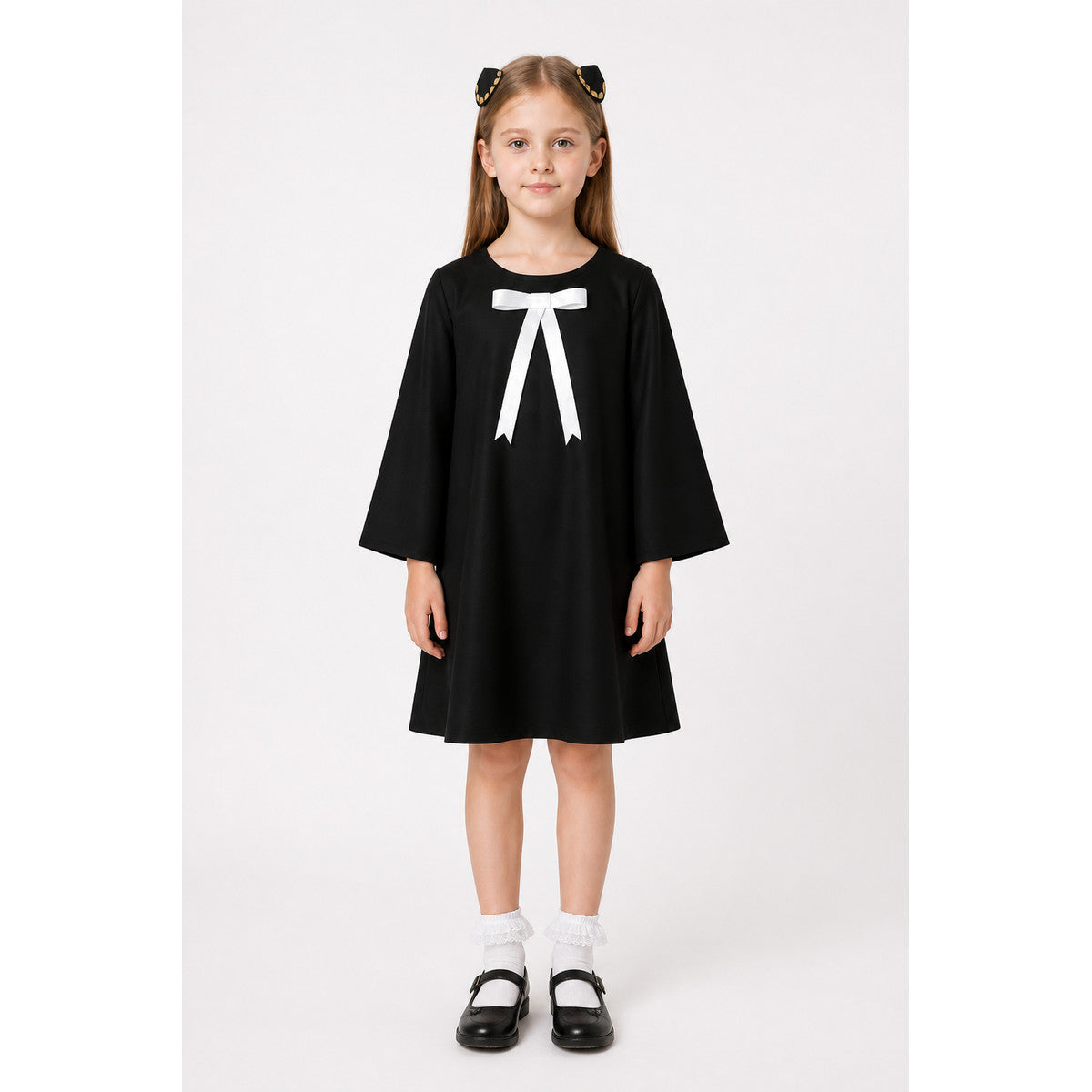 Anya Forger cosplay dress with cat ears and bow main product view