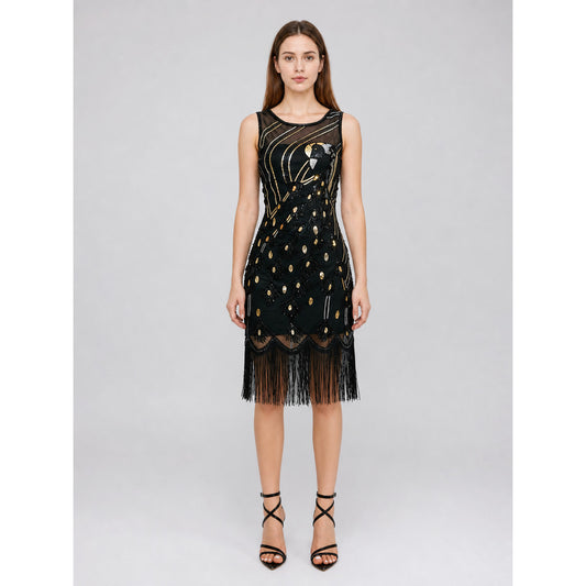 1920s-Style Fringe Party Dress