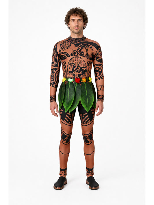 Maui Costume, Jumpsuit with Cosplay Accessories main product view
