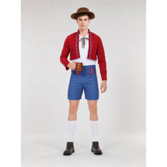 Oktoberfest-style carnival costume with hat