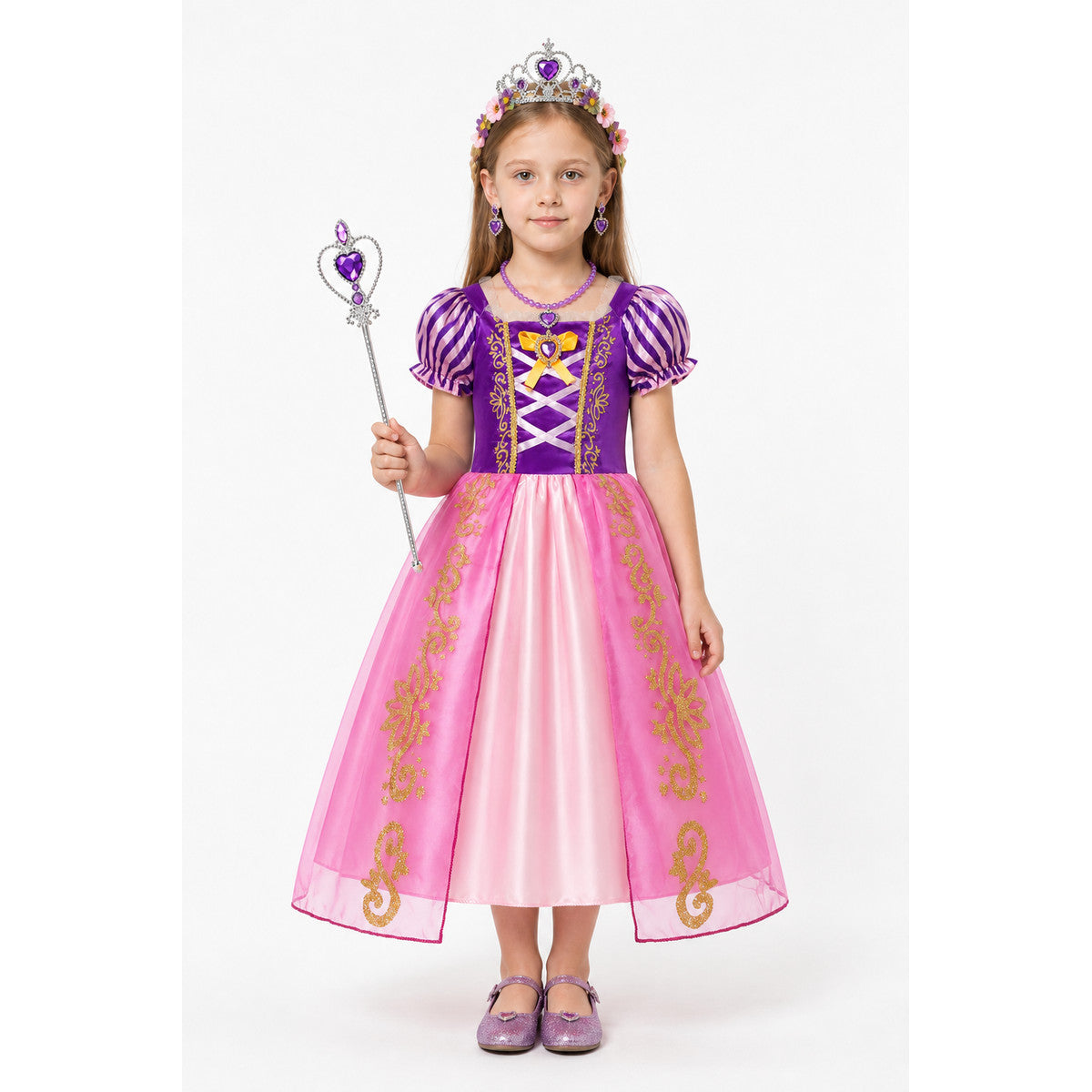 Rapunzel Dress with Accessories for Parties main product view