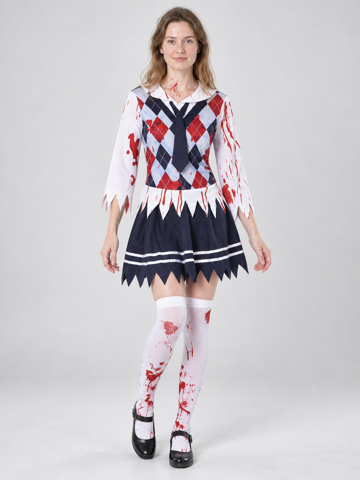 Vampire Costume with Diamond Pattern
