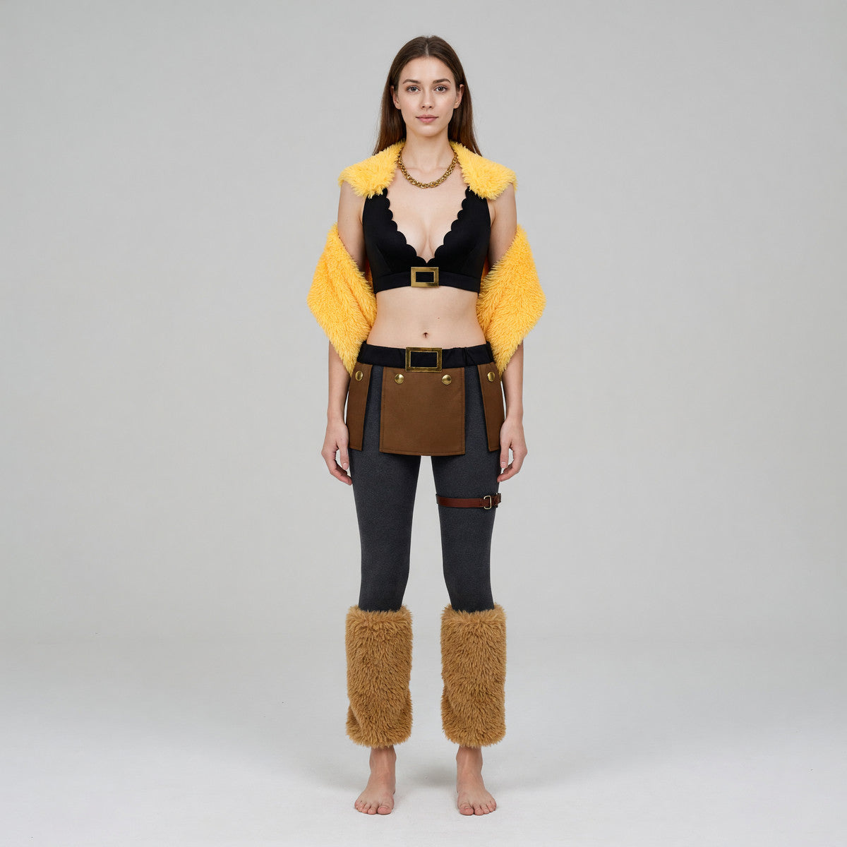 Nami Cosplay Costume with Cropped Top and Skirt