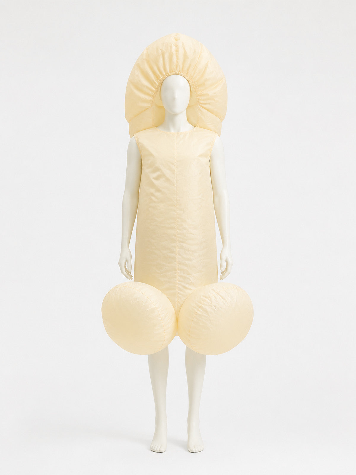 Customizable Inflatable Costume Jumpsuit, White Blow Up Suit for Halloween Party main product view