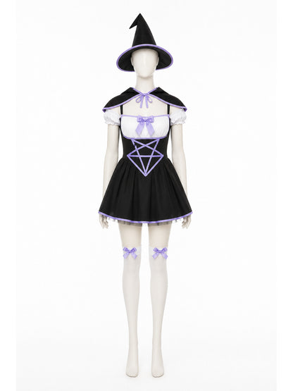 Cosplay Dress with Full Skirt and Bow main product view
