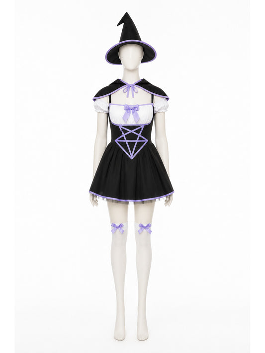 Cosplay Dress with Full Skirt and Bow main product view