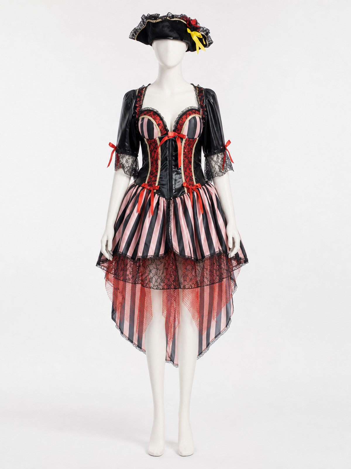 Pirate Costume with Corset for Halloween