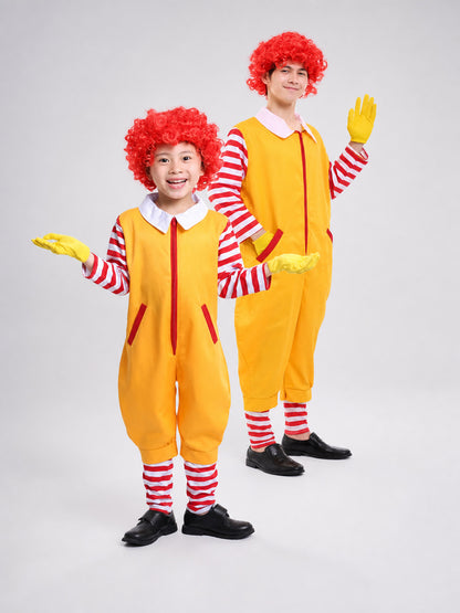 Clown Costume for Stage Performances on-model view