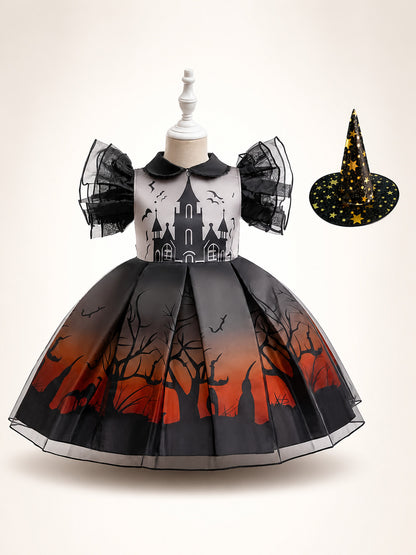 Halloween Costume Set with Dress and Hat main product view
