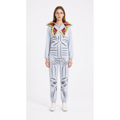 Skeleton Hooded Jumpsuit Costume main product view