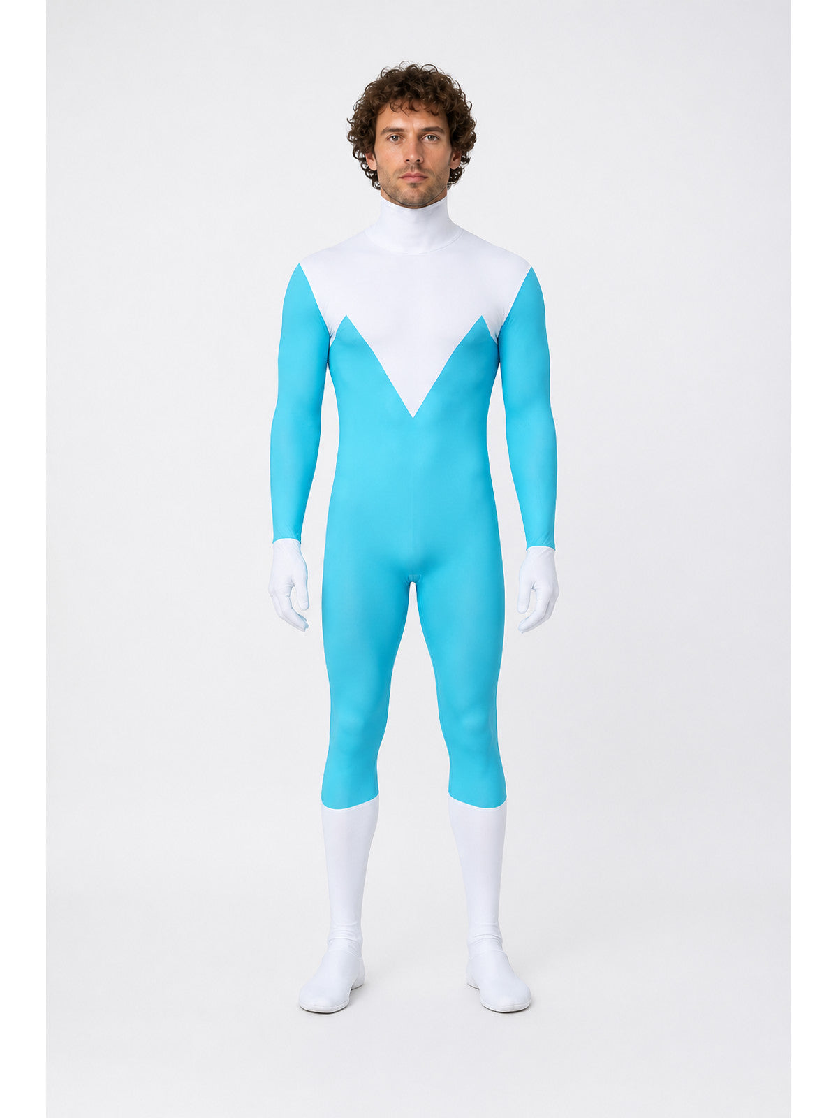 Hooded Superhero Cosplay Jumpsuit main product view