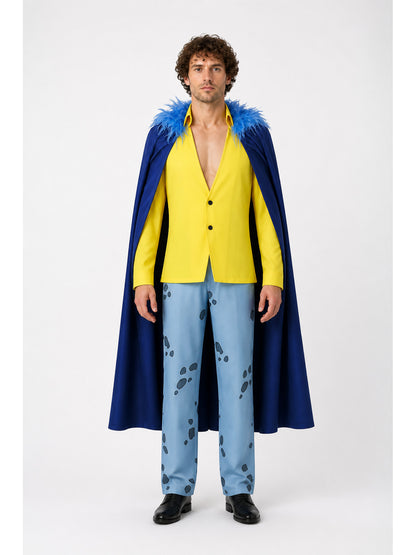 Trafalgar Law Cosplay Costume with Cape and Pants main product view