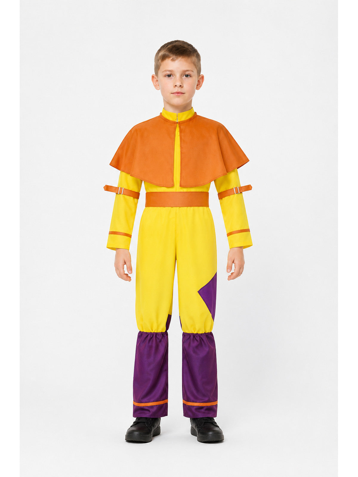 Cosplay Jumpsuit with Shoulder Cape
