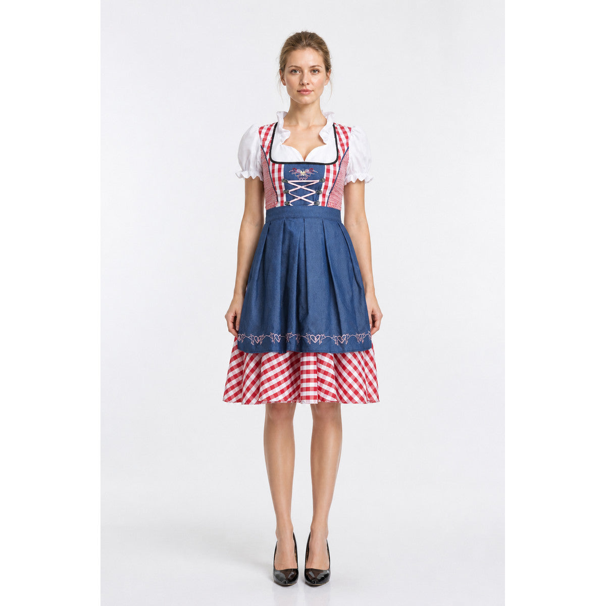 Bavarian Dirndl Dress with Apron and Corset main product view