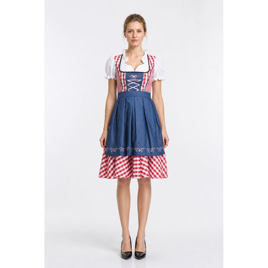 Bavarian Dirndl Dress with Apron and Corset main product view