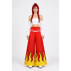 Cosplay Costume with Red Pants and Wig for Halloween