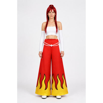 Cosplay Costume with Red Pants and Wig for Halloween main product view