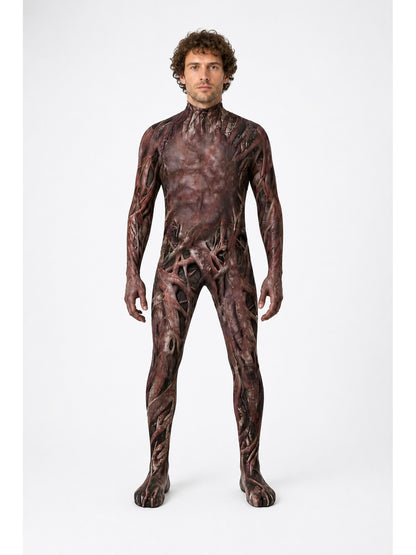 Monster cosplay jumpsuit with mask and claws main product view