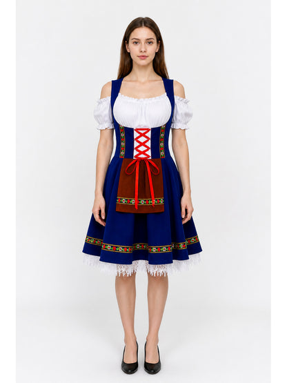 Traditional Costume with Apron and Full Skirt main product view