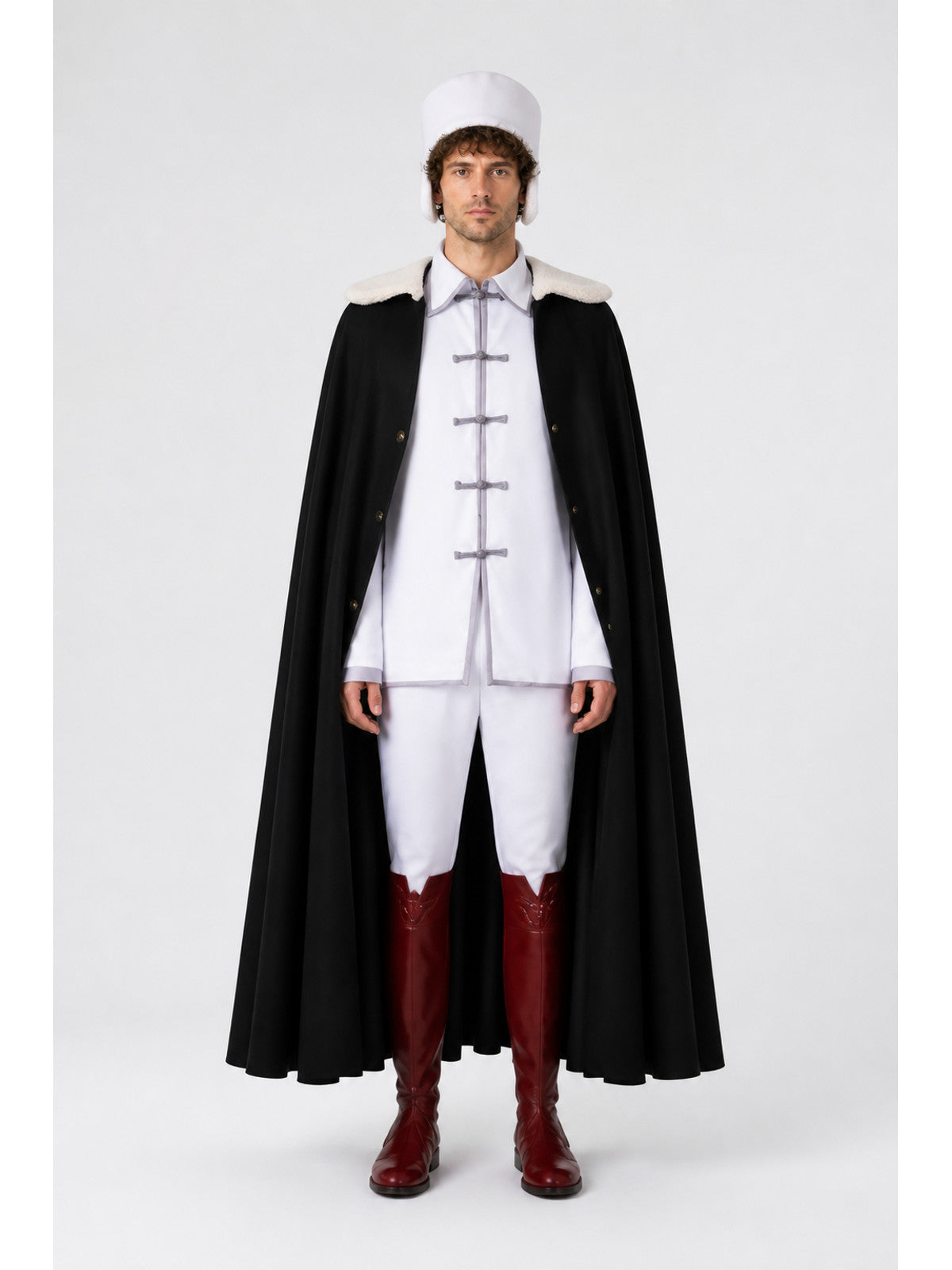 Fyodor D. Cosplay Costume with Cape and Hat main product view