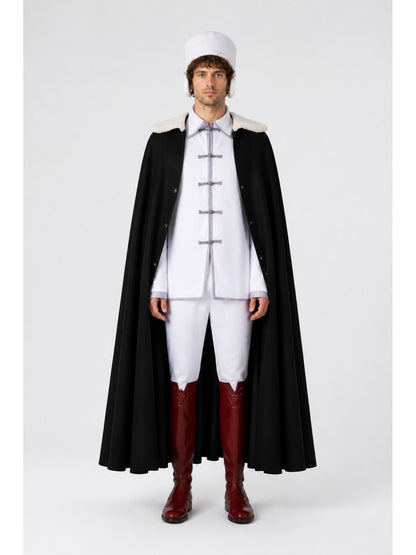 Fyodor D. Cosplay Costume with Cape and Hat main product view