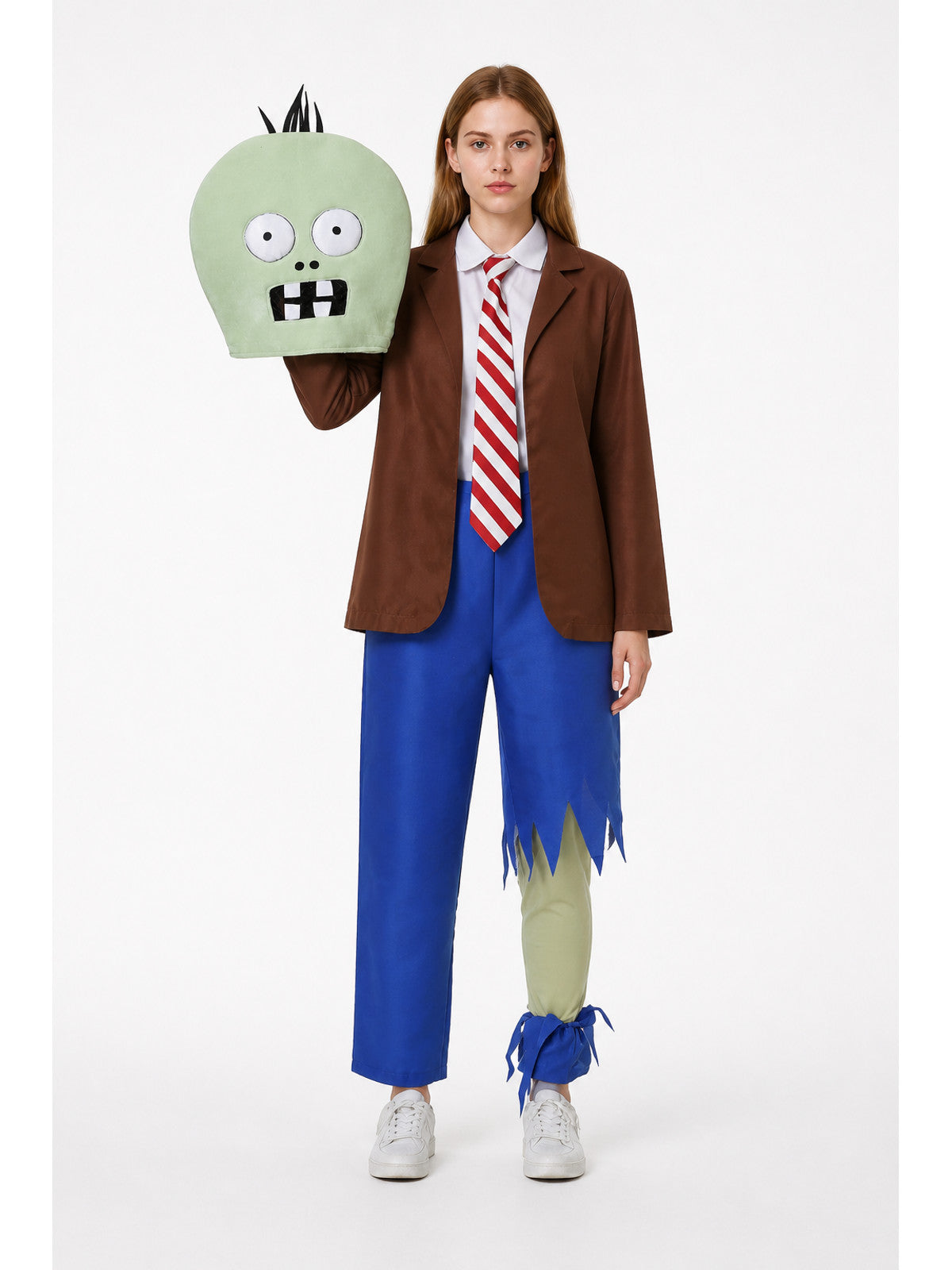 Halloween Zombie Costume with Mask and Tie main product view