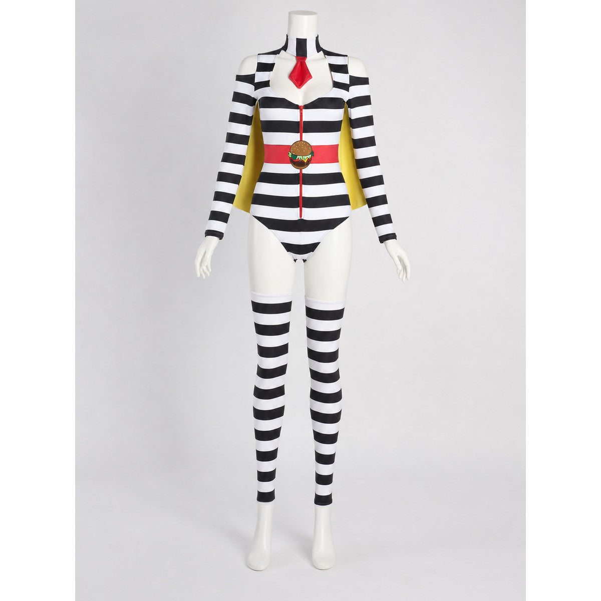 Striped Jumpsuit with Decorative Wings