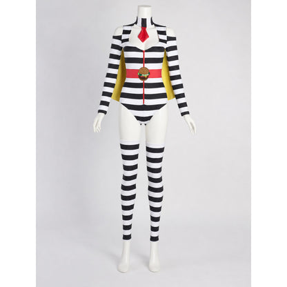 Striped Jumpsuit with Decorative Wings