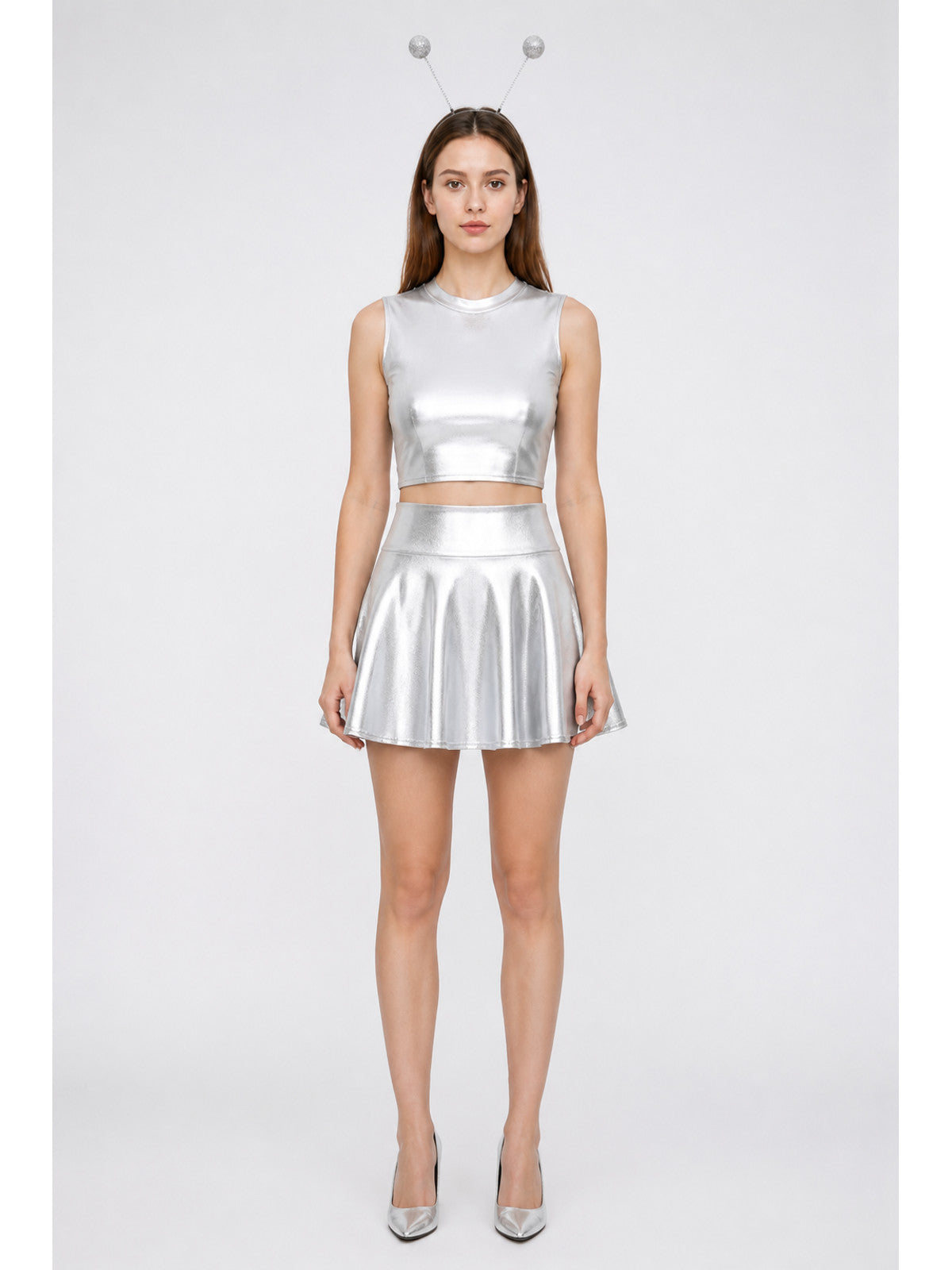 Silver Stage Costume with Antenna main product view