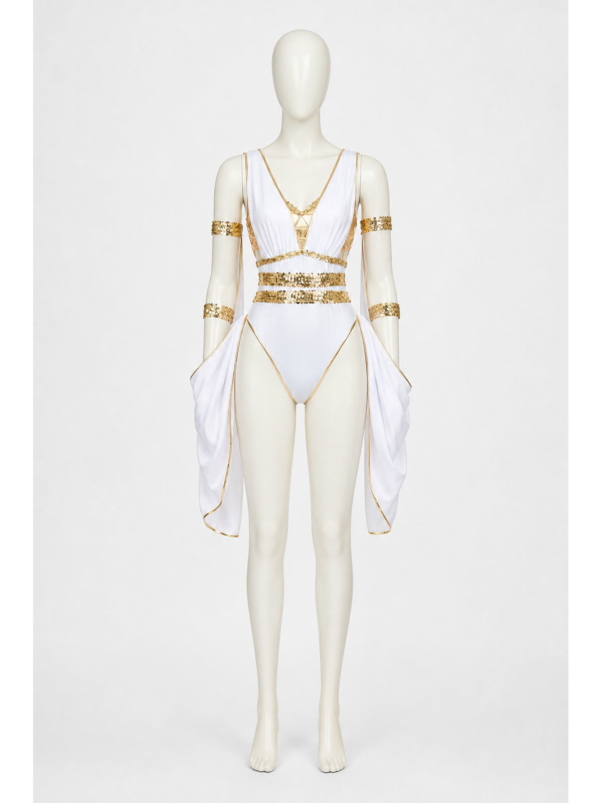 Halloween Sequin Jumpsuit with Capelet main product view