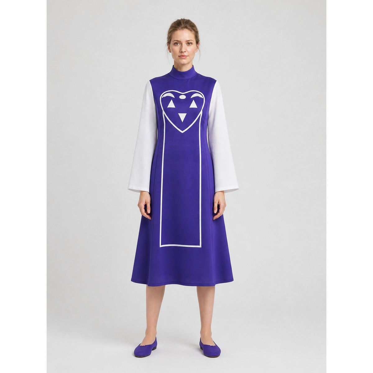 Undertale Toriel Cosplay Costume, Dress on-model view
