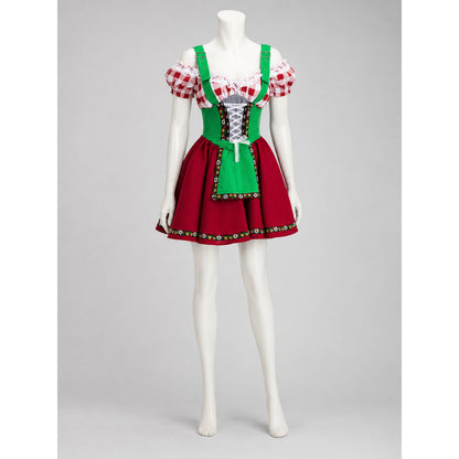 Alpine-Style National Costume with Corset