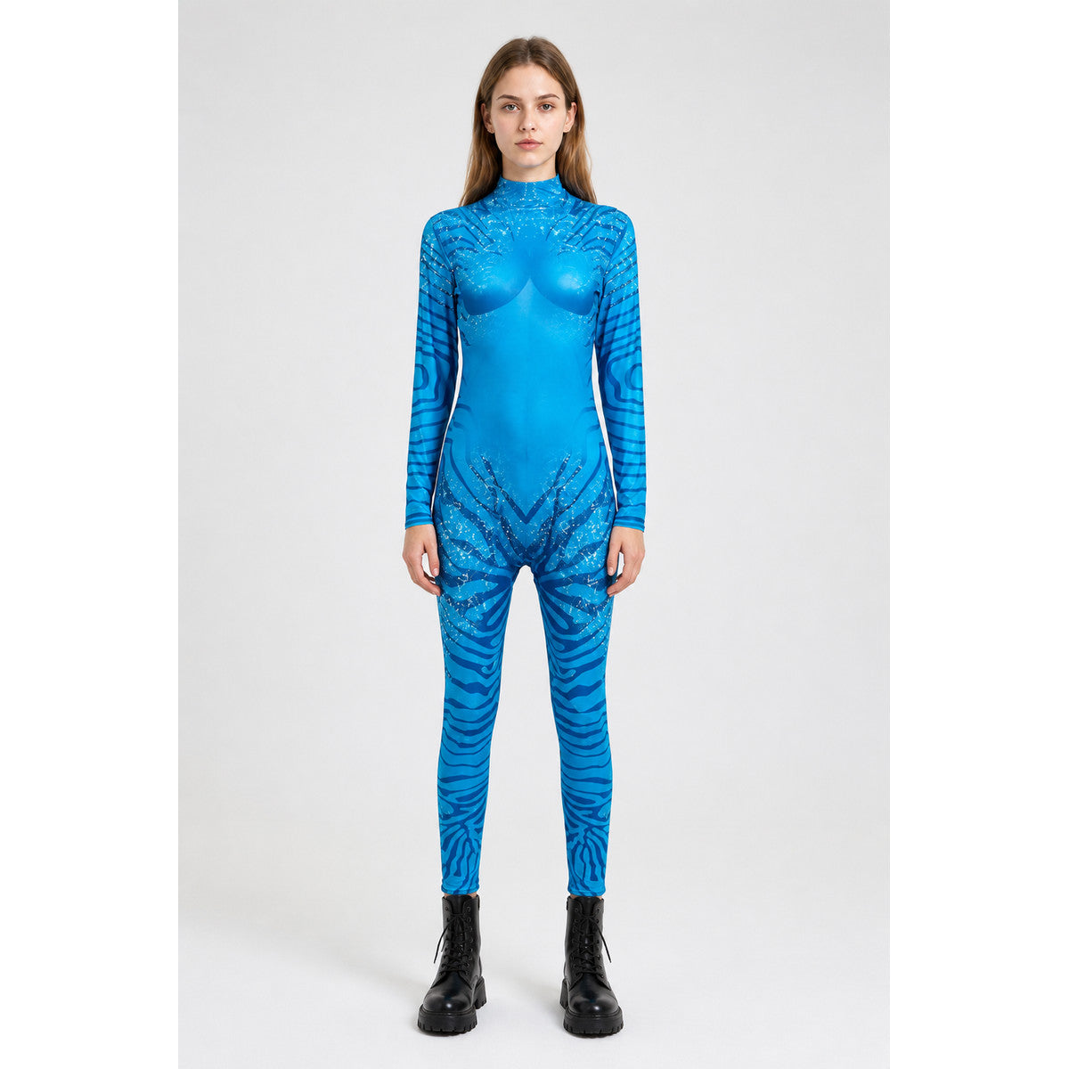Avatar Cosplay Costume, Blue Jumpsuit main product view