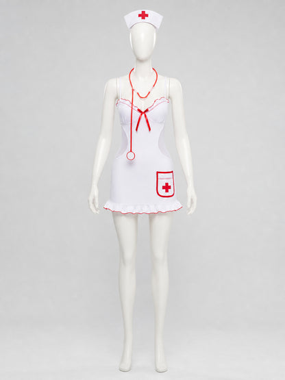 Erotic Nurse Costume for a Role-Play Look front view