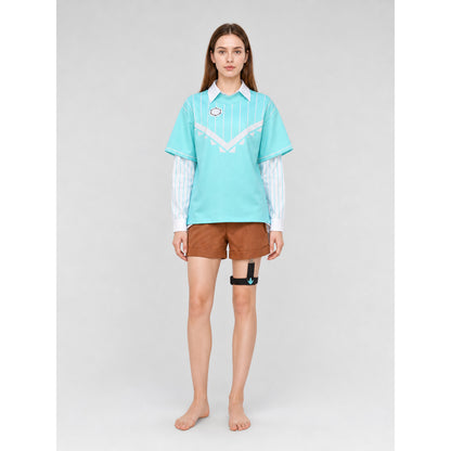 Venti Cosplay Costume, Layered Set on-model view