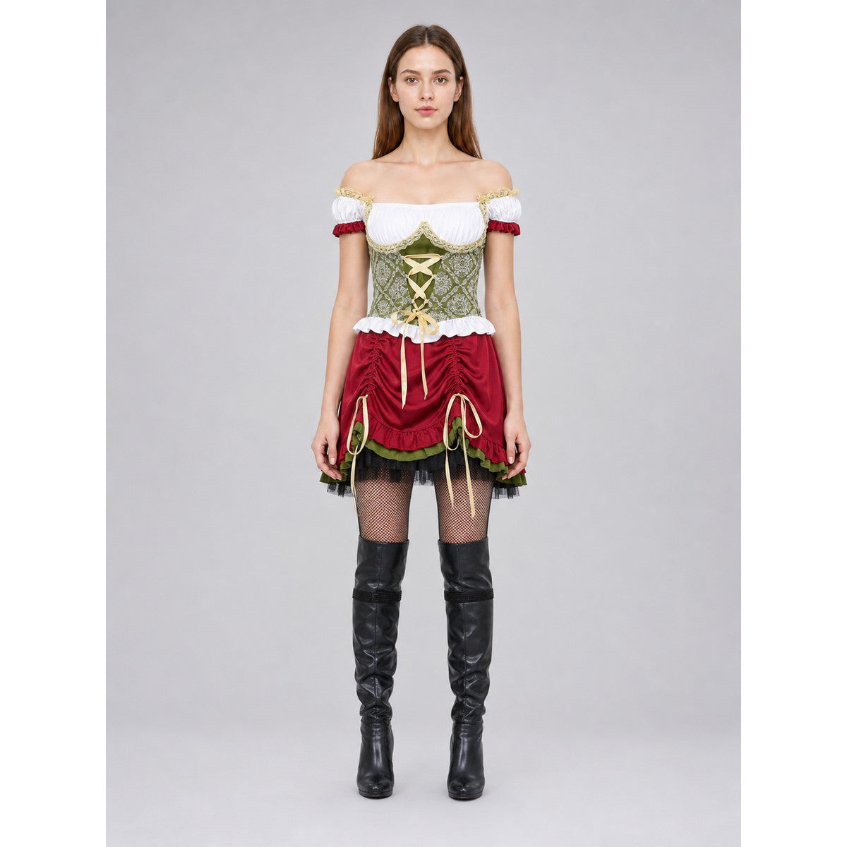 Bavarian-Style Carnival Dress for Oktoberfest