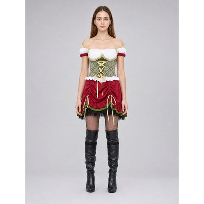 Bavarian-Style Carnival Dress for Oktoberfest