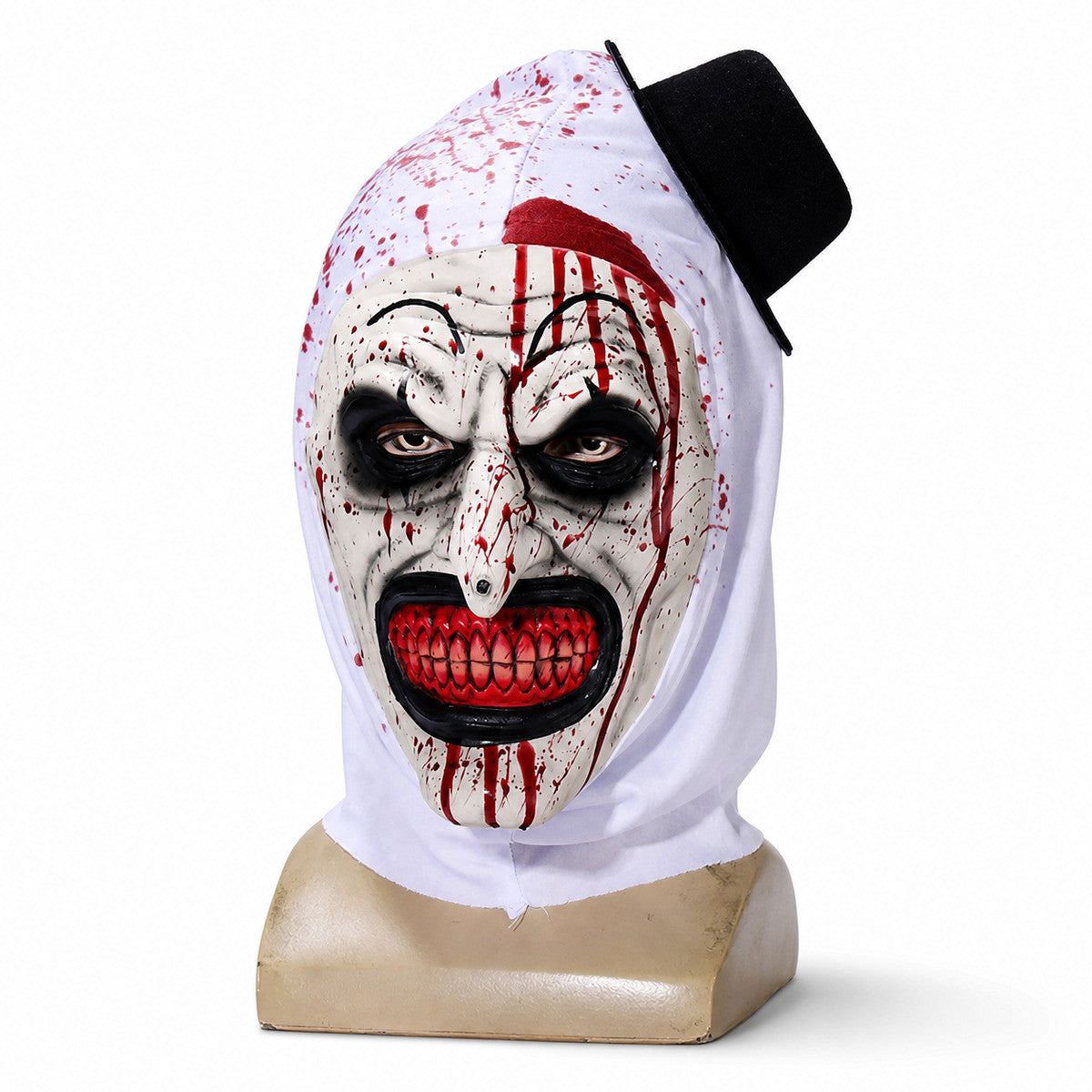 Terrifier 3 Art The Clown Mask Cosplay Horror Joker Killer Demon Latex Helmet Halloween Carnival Dress Up Party Costume Props