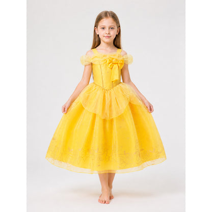 Yellow Princess Costume for Halloween and Cosplay main product view