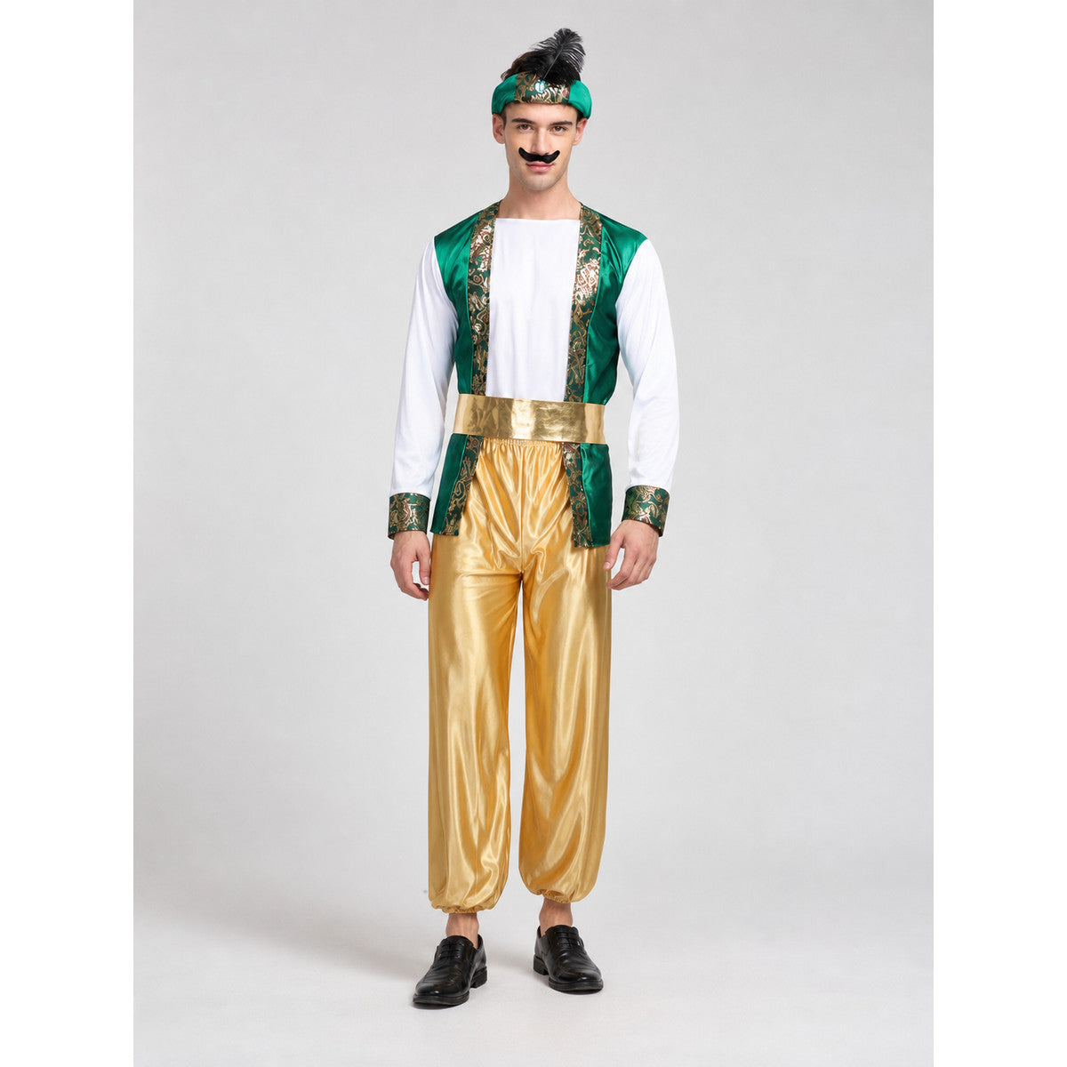 Aladdin Carnival Costume with Vest and Harem Pants