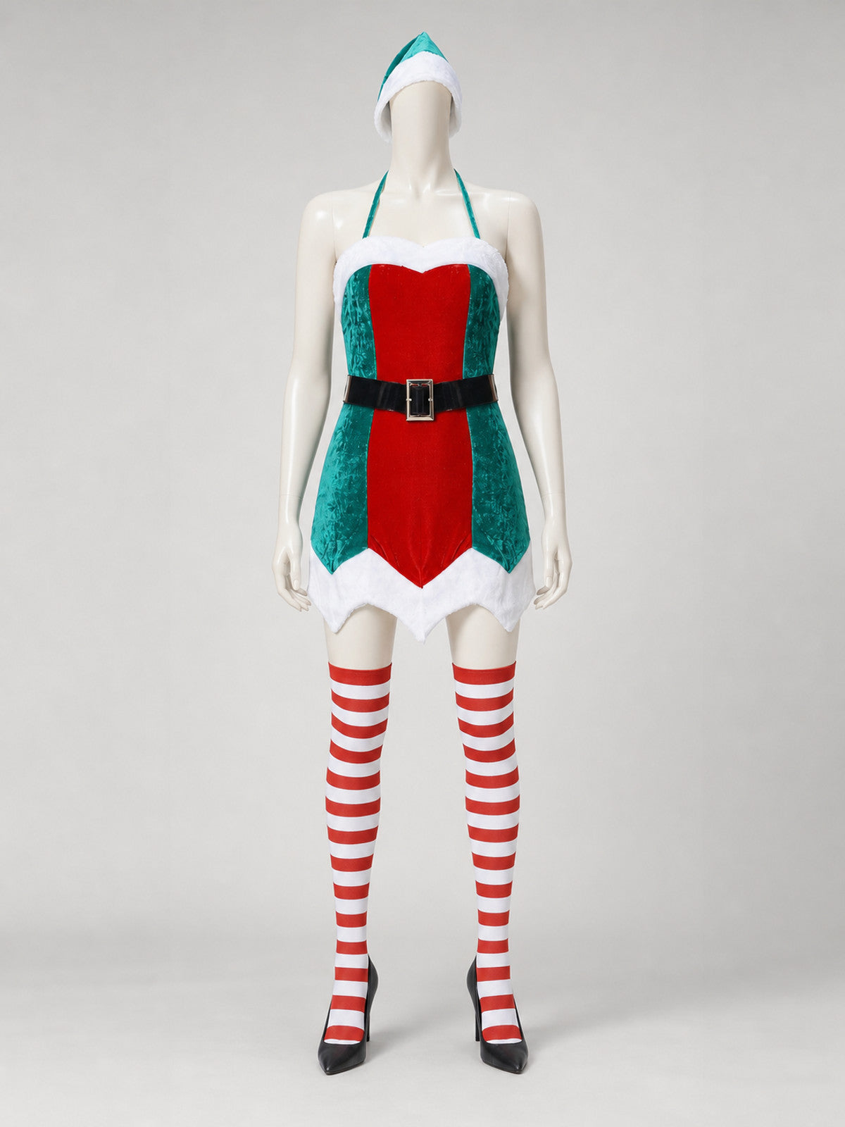 Christmas Carnival Costume with White Trim main product view