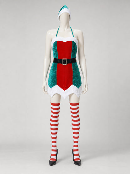 Christmas Carnival Costume with White Trim main product view