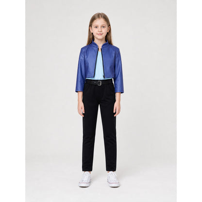 Judy Costume: Jacket, T-Shirt, Pants, and Belt on-model view