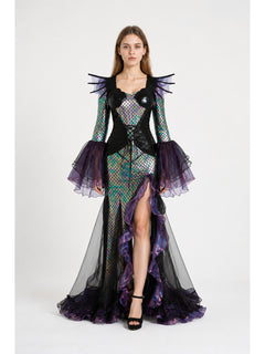 Mermaid Costume with Flared Sleeves