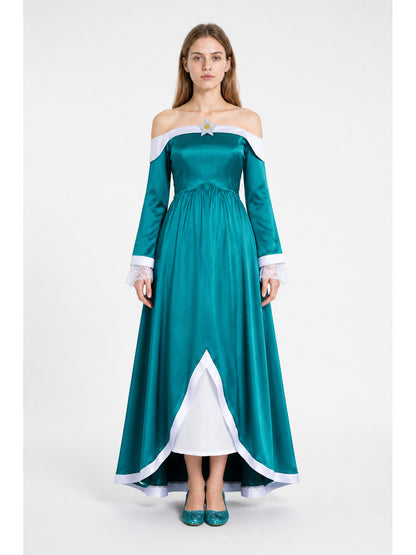 Long Off-the-Shoulder Cosplay Dress main product view