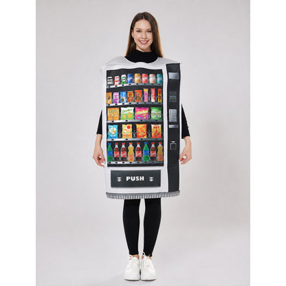 Printed Vending Machine Costume for Halloween and Parties
