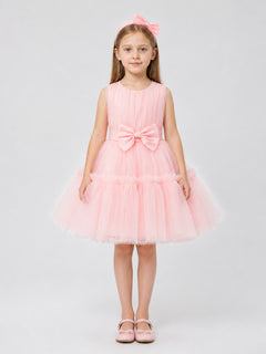 Holiday Tulle Tutu Dress with Bow